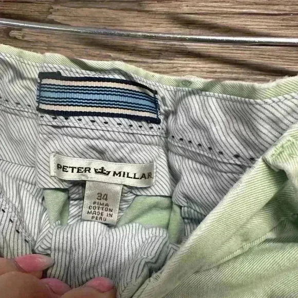 Peter Millar Mint Light Green Shorts Men’s Size 34 - Picture 3 of 3